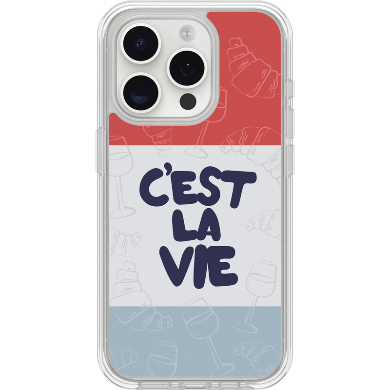 product image 1 - Coque iPhone 15 Pro Symmetry Series Clear Collection Paris